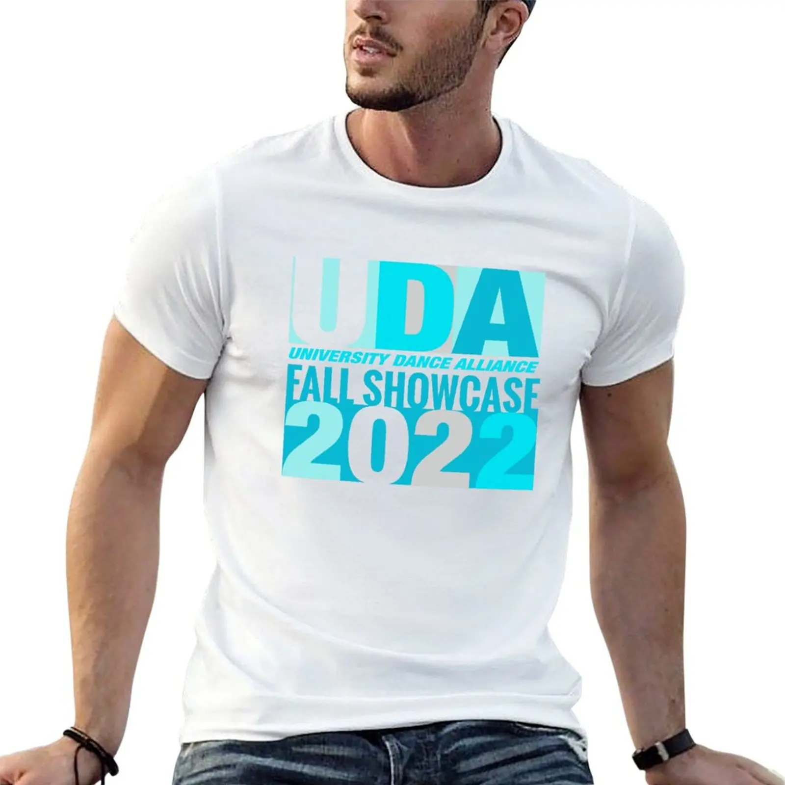 Футболка UDA 2022 Fall Showcase, футболка большого размера с круглым вырезом