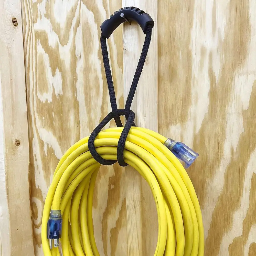 Heavy Duty Storage Strap Nylon Cable Organizer For Power Cords Water Hoses Garage Tool Management Hanging Storage Holder