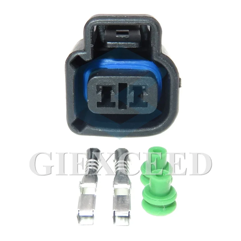 

2 комплекта 2-контактных автомобильных жгутов проводов с резиновыми уплотнениями клеммы 192000 -3130 Разъем переменного тока для электрической проводки