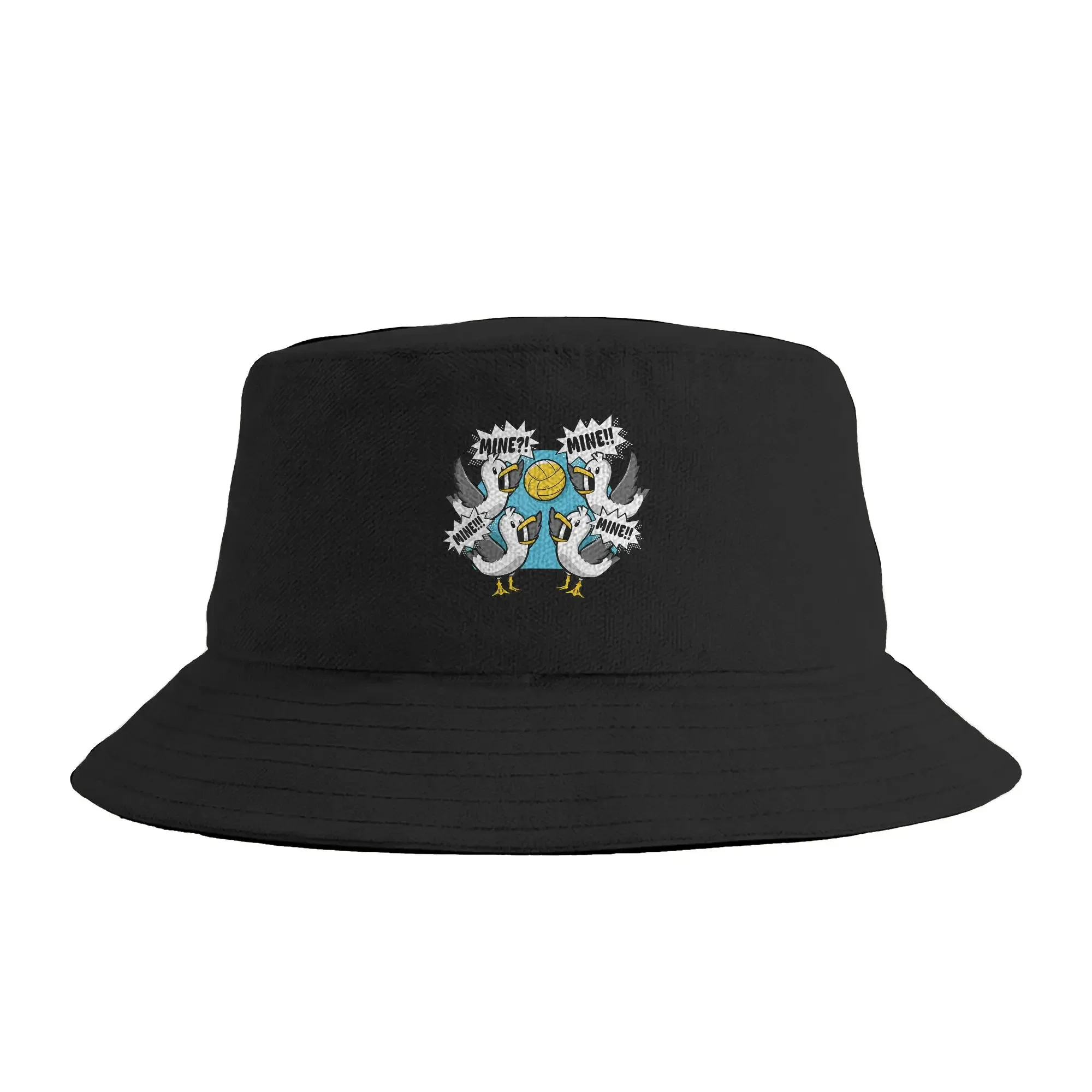 Volleyball Seagull Mine Funny Beach Volleyball Player Gift Bucket Hat Hawaii Fisherman Caps For Unisex Trendy Hunting Visor Hats