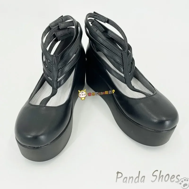 Akemi Homura Cosplay Shoes Anime Puella Magi Madoka Magica Cos Black Boots Cosplay Costume Prop Shoes for Halloween Party