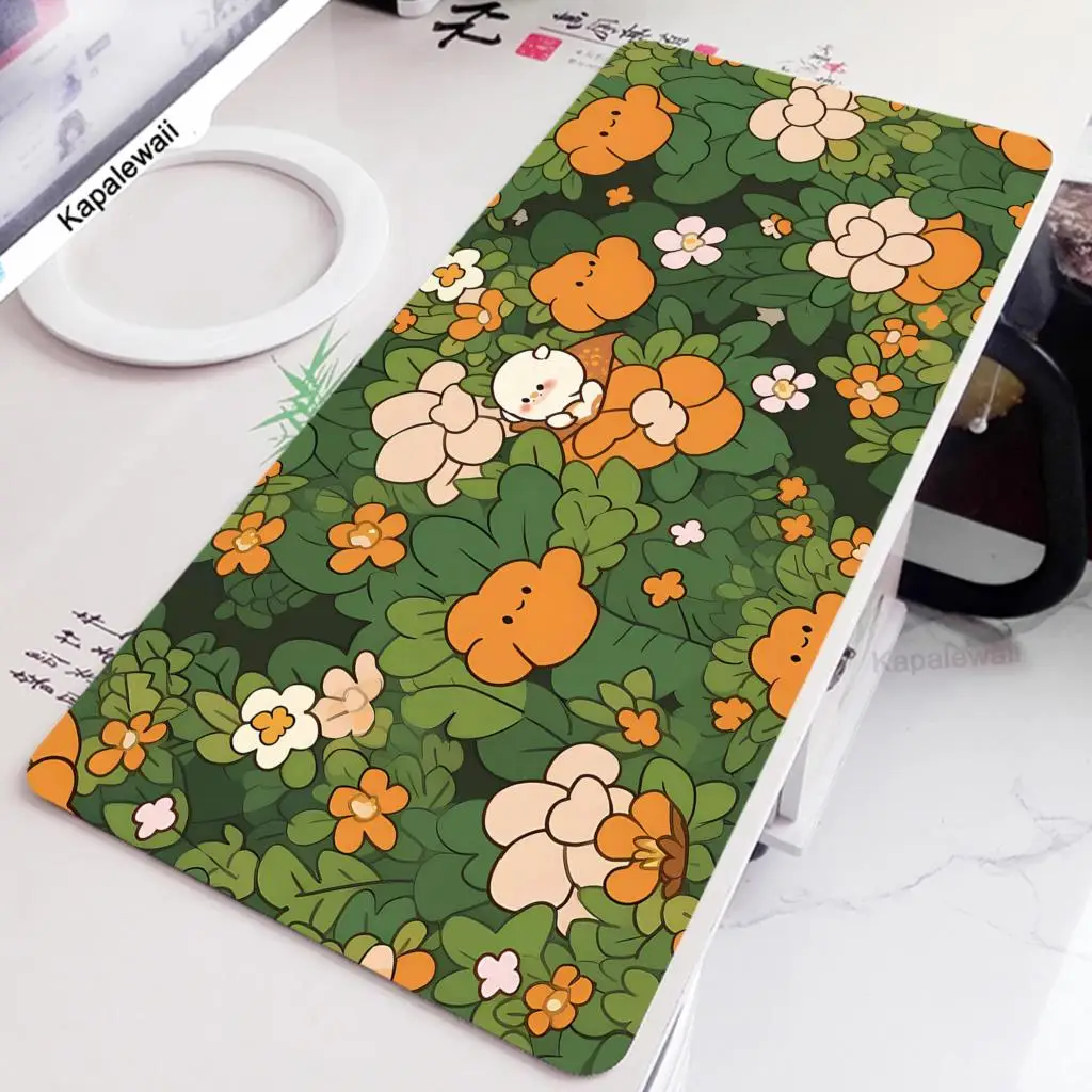 

2023 New Game Mouse Pad Gaming Mousepad Large Mouse Mat Lock Edge Keyboard Pad Rubber Table Carpet Kawaii Cute Office Desk Mat