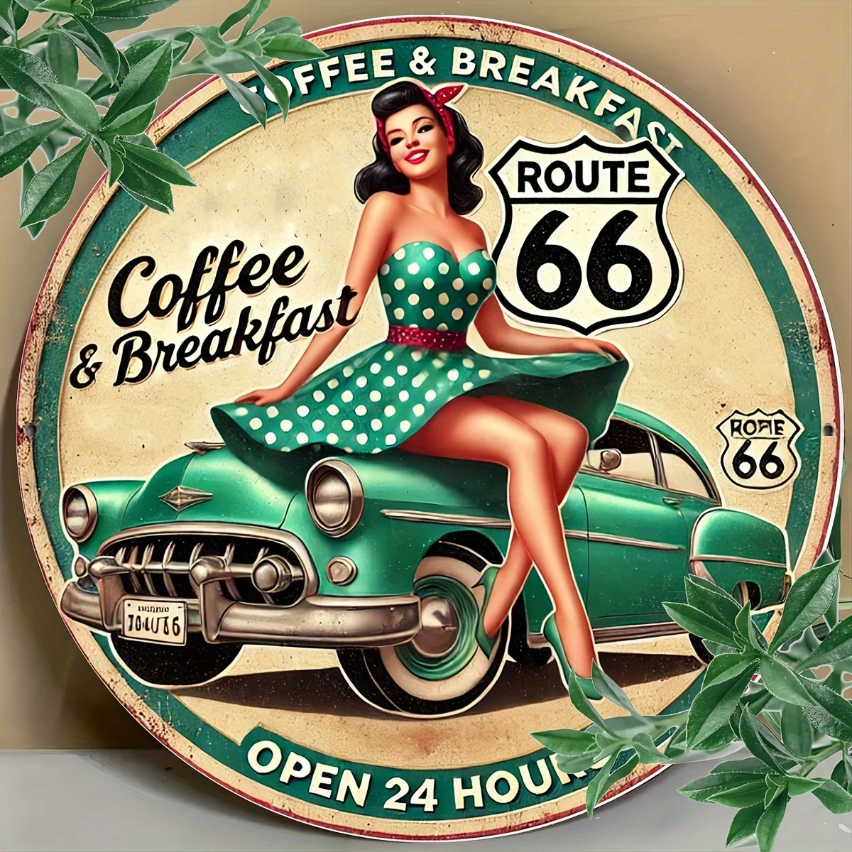 8x8 Inch Durable Iron Vintage - Vintage Fashion Posters ulasan dan harga