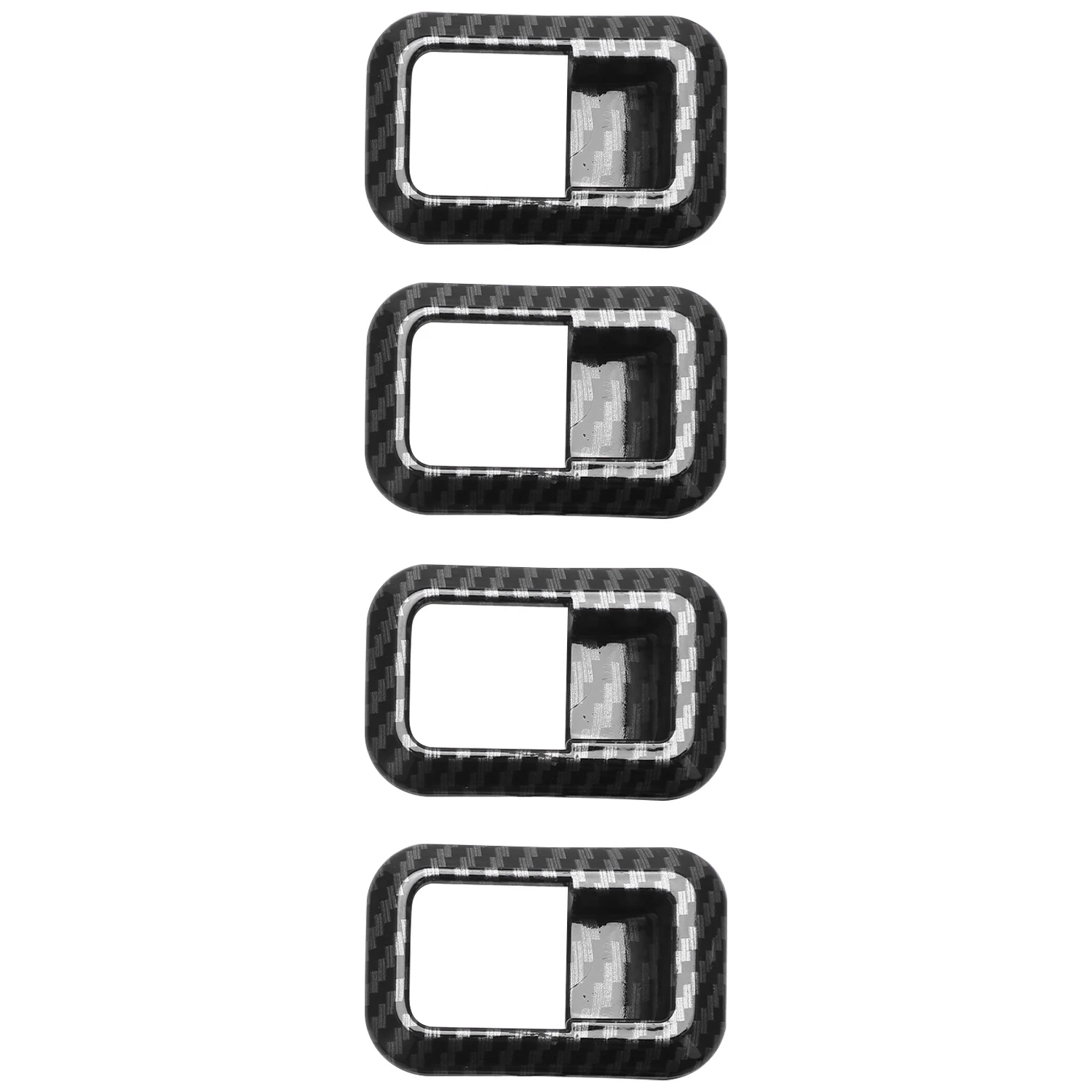 5Pcs Car Auto Carbon Fiber Window Switch Button Trim Cover Frame For Mercedes Benz A B C E Cla Gla Glk Ml Gle Class W204