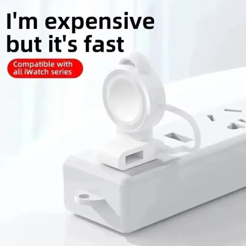 Portable Magnetic Wireless Watch Non-slip Charger Fast Charging Station For Apple Watch 9 8 7 6 5 4 SE Ultra Dock Adapter USB