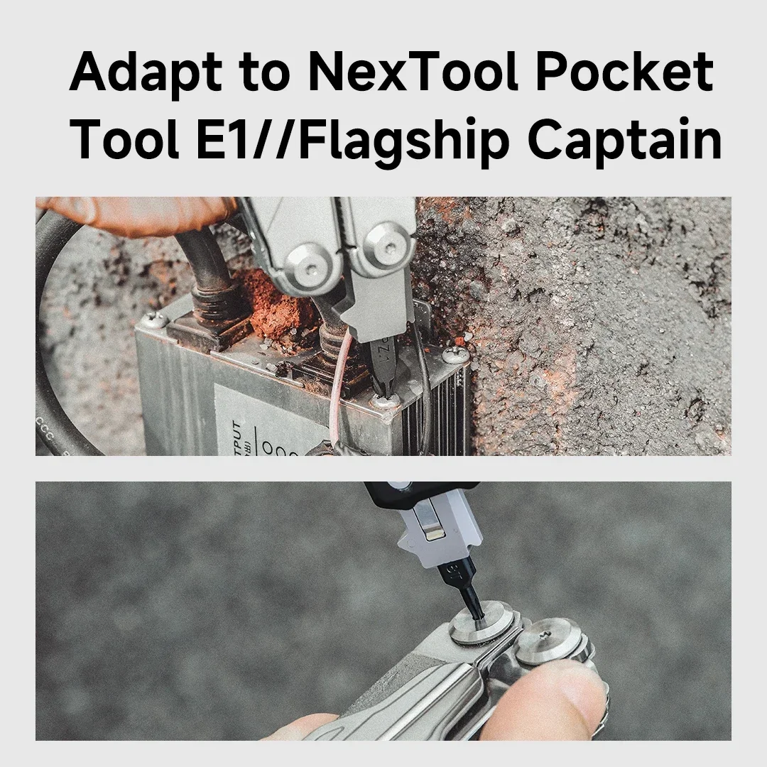 Imagem -05 - Nextool-kit Bits Chave de Fenda Magnética Acessórios Multitool Apenas para Ferramenta de Bolso Capitão Flagship Multi Tool 20 em Conjunto e1