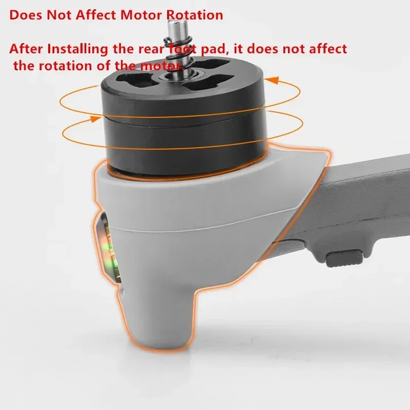 ل DJI AIR 3S/Air 3 سيليكون الغبار واقية قدم غطاء الهبوط زيادة الغبار غطاء ملحقات طائرة بدون طيار
