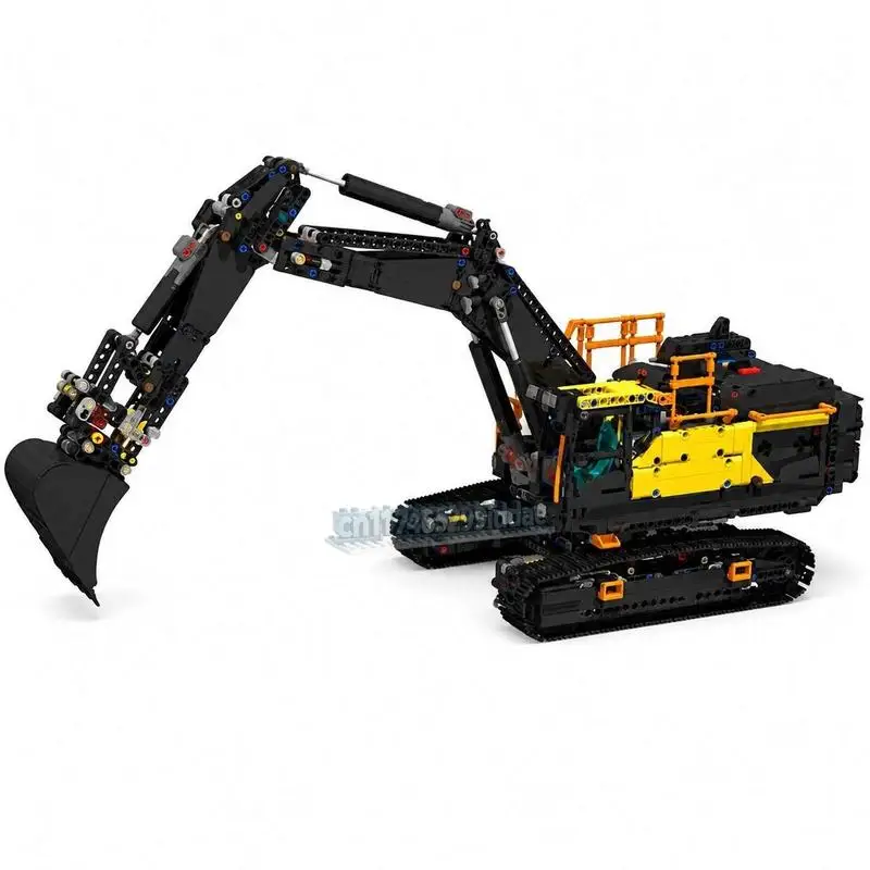 2405PCS Excavator MOC Power Functions Conversion Building Blocks DIY Assembly Popular Control Toy Technical Model Display Gift