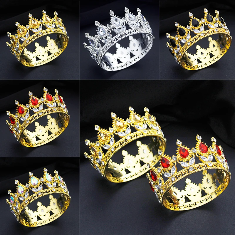 Cute Small Tiaras and Crowns for Girls Prom Birthday Cake Crown Diadem Hair Ornaments Wedding Hair Jewelry Accessories