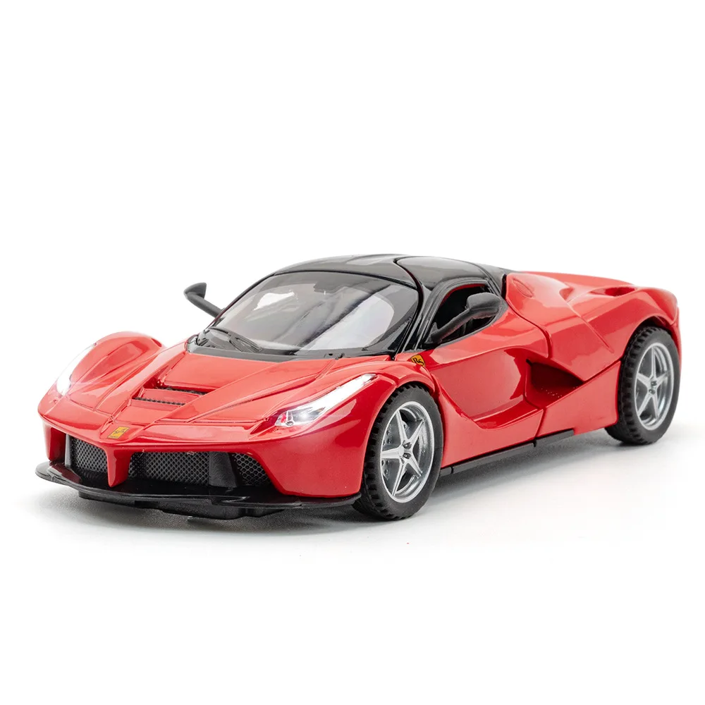 1:32 Ferrari Laferrari High Simulation Diecast Metal Alloy Model car Sound Light Pull Back Collection Kids Toy Gifts A150