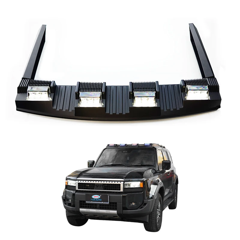 Top Led for Toyota Land Cruiser Prado LC250 2024 Quality TXR Car Roof Searchlight New Design Remote Control Change Colors