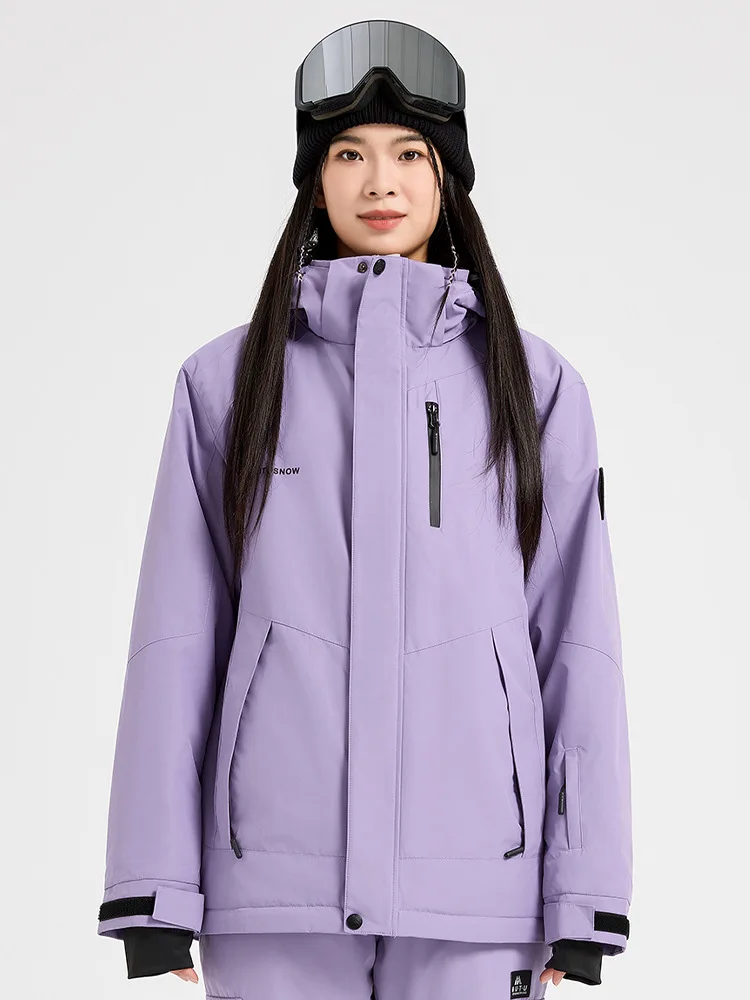 

DOOK SNOW 2025 New Women's And Men's Ski Jacket Waterproof Insulated Winter Cotton - padded Snow Coat Outdoor Snowboard Clothing