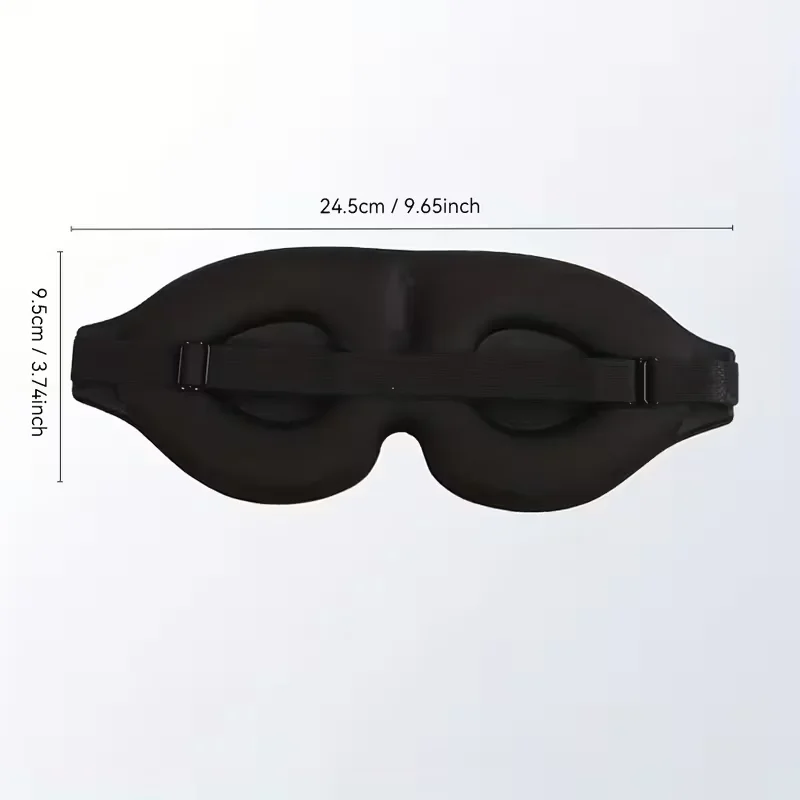 3D-Schlafmaske, superweiche Augenmaske, lichtblockierend, für Männer und Frauen, für Reisen und Schlaf zu Hause – Detail 1