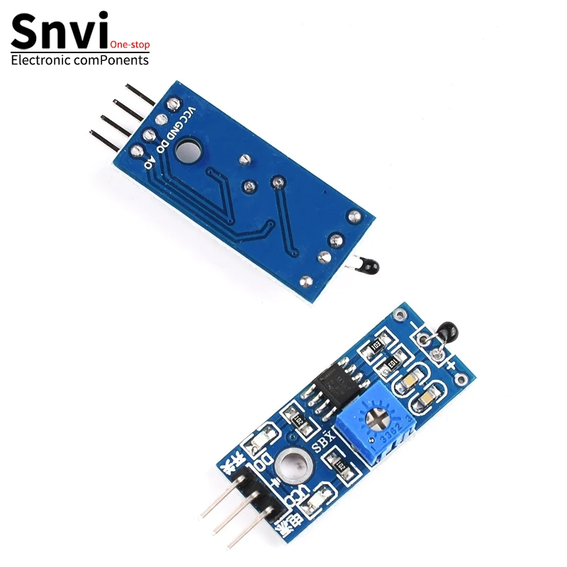 Snvi 온도 센서 모듈, Arduino Diy 키트용 서미스터 센서, 3 바늘 4 바늘