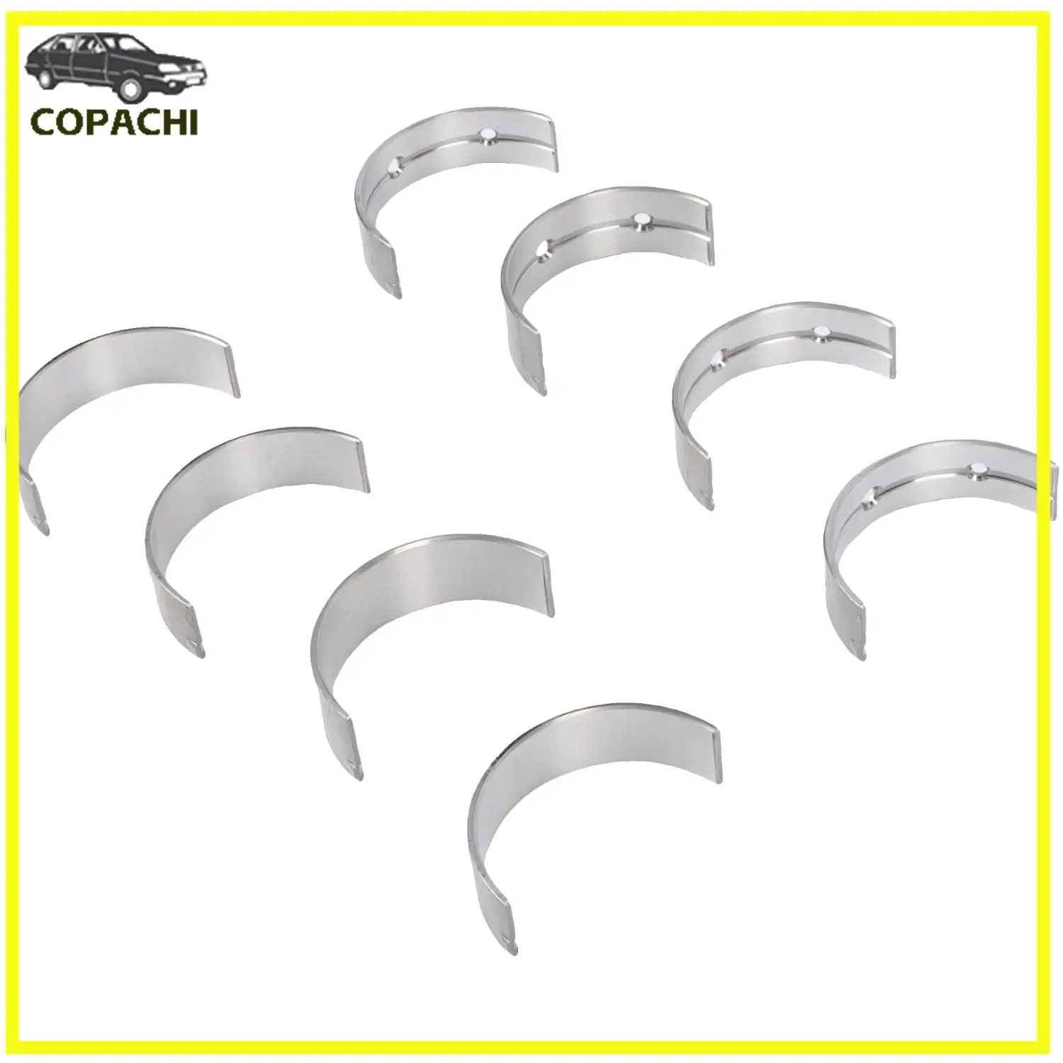 

8pcs M272 Engine Main Crankshaft Tile Bearing Set 2720334901 2720333902 For Mercedes-Benz E300 C350 W204 W211 W164 R171 Car Part