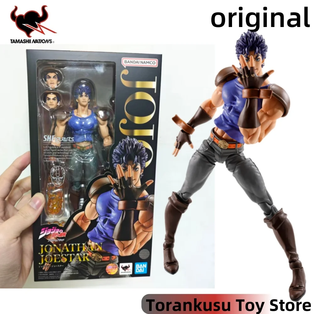 

BANDAI JoJo's Bizarre Adventure Anime Jonathan Joestar S.H.Figuarts Action Figures Model Figurine Original Anime Figure Toys