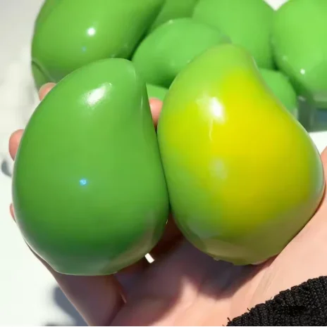 HOT! Mango Pinch Music Color Change Slow Rebound Release Stress Relieving Ball Stress Relieving Toy Artifact