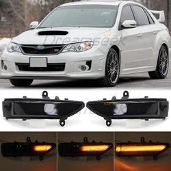 LED Rearview Side Mirror Light for Subaru Forester Impreza WRX STI 2008-14 Dynamic Turn Signal Lamp Sequential Indicator Blinker