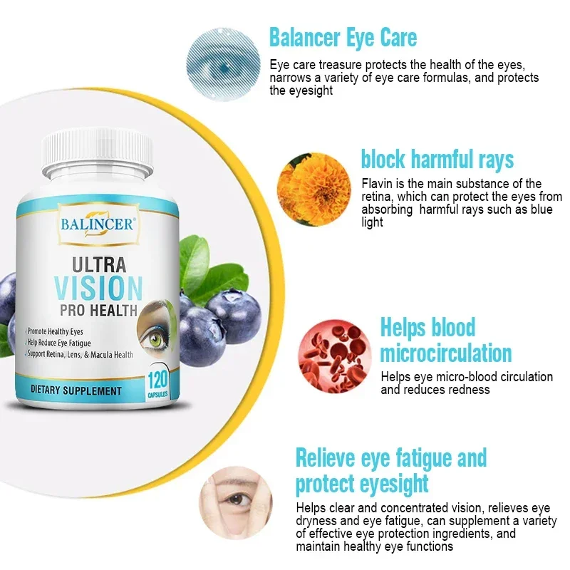 BALINCER Eye Health Complete Product - Eye Health Supplement, Vitamin A, Lutein & Zeaxanthin, Vision Health, Relieve Eye Fatigue