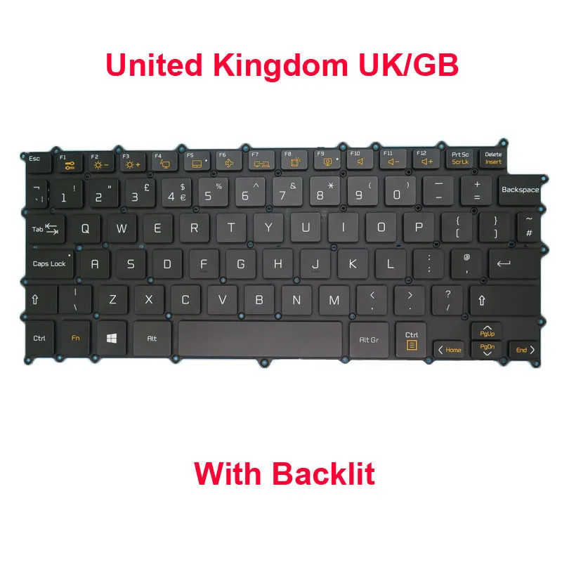 Imagem -04 - Teclado de kr br us gr para lg br tr Eua 13z980 13zd980 13z990 13zb990 13zd990 14z90n 14zd980 14zd980 14zd990 14t90n 14t990