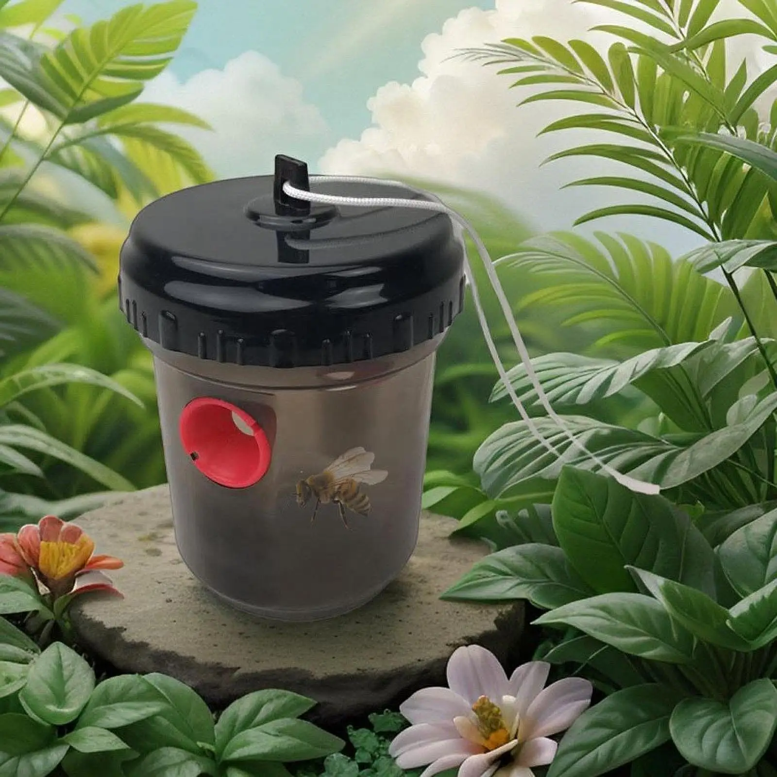 Bee Bee Catcher Reusable Easy to Use Compact Outside Garden Bee Trap