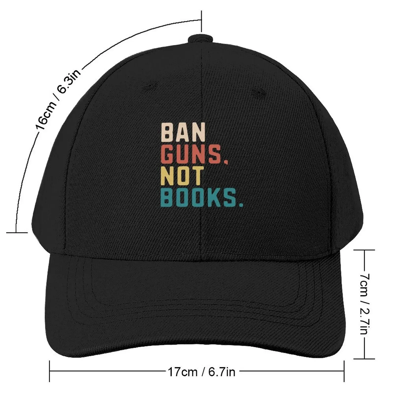 Ban Guns Not Books Banned Books Lover Read Book Vintage Baseball Cap Dropshipping tea Hat summer hat Hat Beach For Man Women's