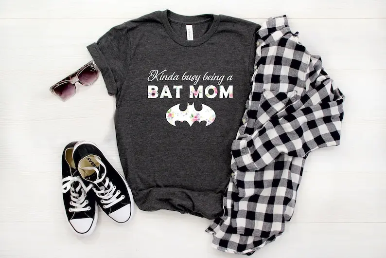 Kinda Busy Being A Bat Shirt Mother Shirt, Mother's Day Shirt, Gift For Mom  Short Sleeve Top Tees O Neck 100% Cotton Streetwear