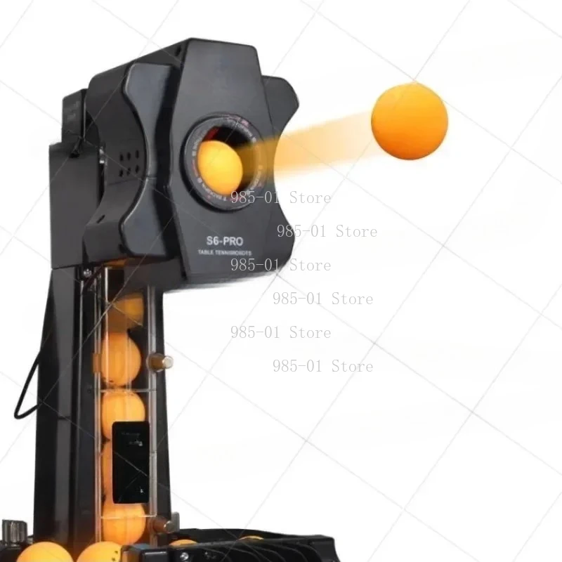 Automatic table tennis trainer machine with net, intelligent ping pong ball serving robot for training