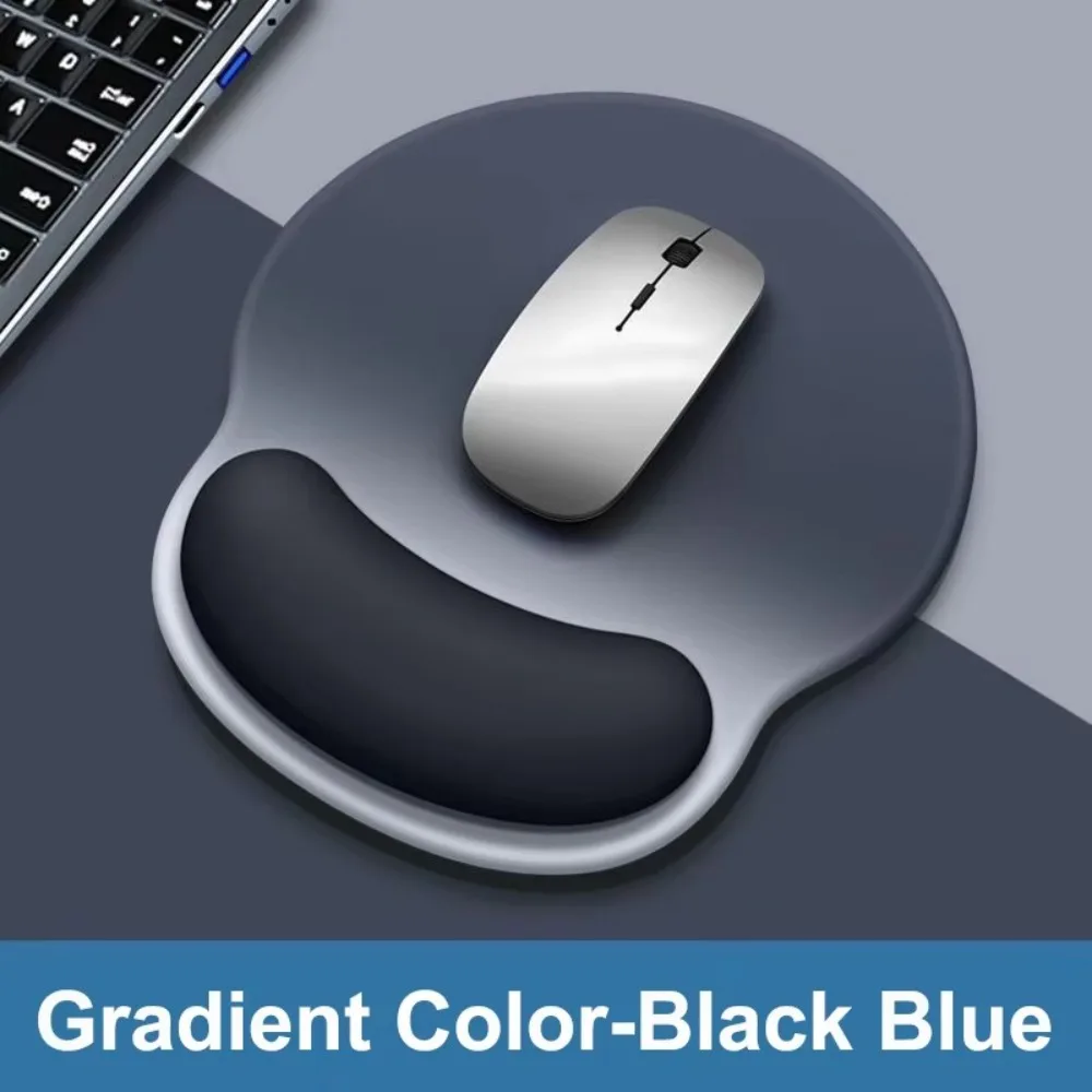 New Gradient Color Memory Cotton Keyboard Hand Rest Comfortable Ergonomics Wrist Support Gradient Keyboard Support Boys and Girl