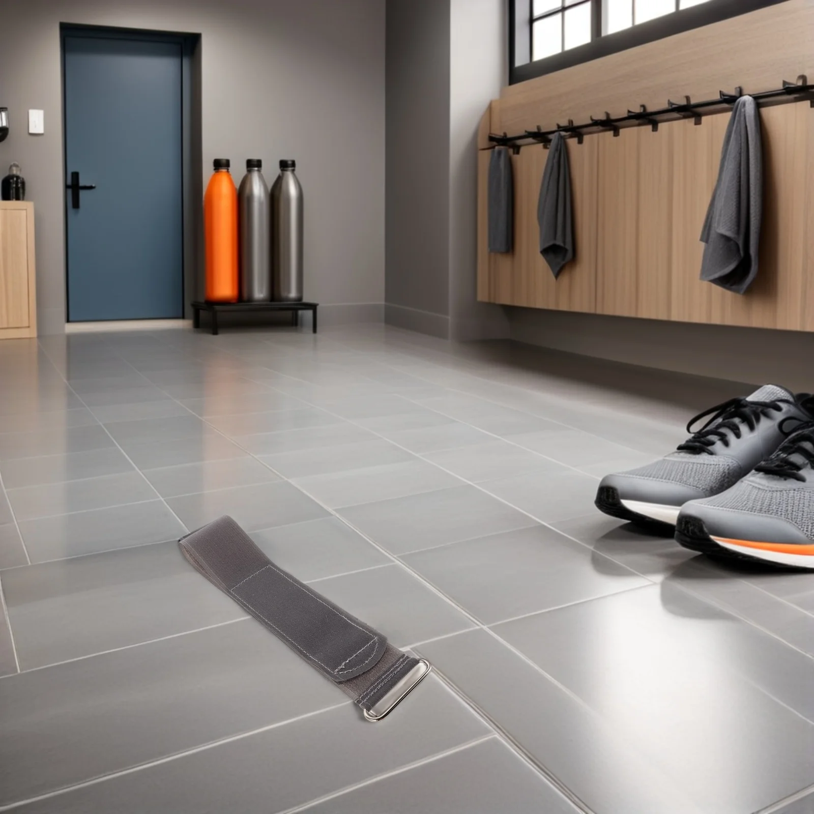 2 pçs tiras de pé fitness elástico cinza náilon 51cm ajustável equipamento treino pedal retentor cintas acessórios ginásio em casa ginásio