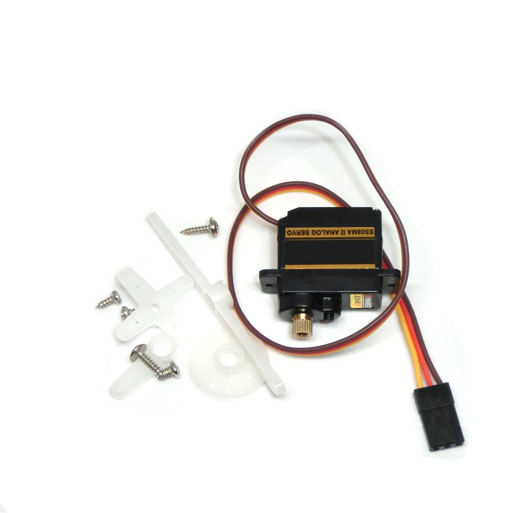 Stlxy 1PCS 12G Mini Metal Gear ES08MAII is suitable for RC Hobbies simulation servo in automobiles,ships,helicopters,and airplan