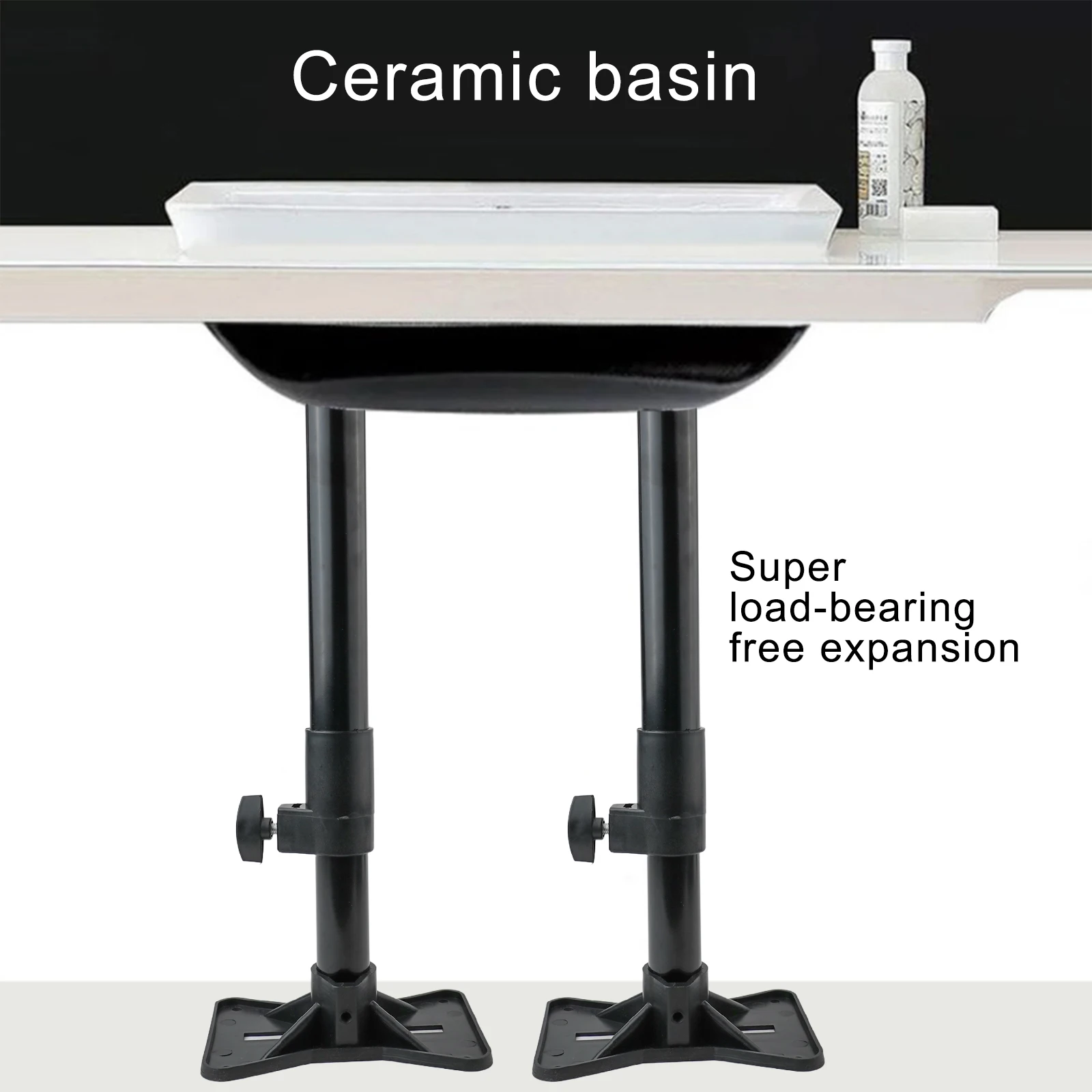 

Kitchen Sink Support Adjustable Sink Repair Kit High-quality Stainless Steel Moisture Protection Stable Support