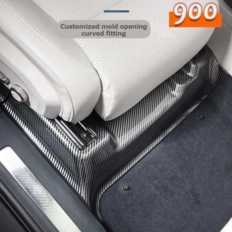 For LYNK&CO 900 ABS Car seat lower protective cover interior anti-wear sticker under the seat Front row and rear row accessories