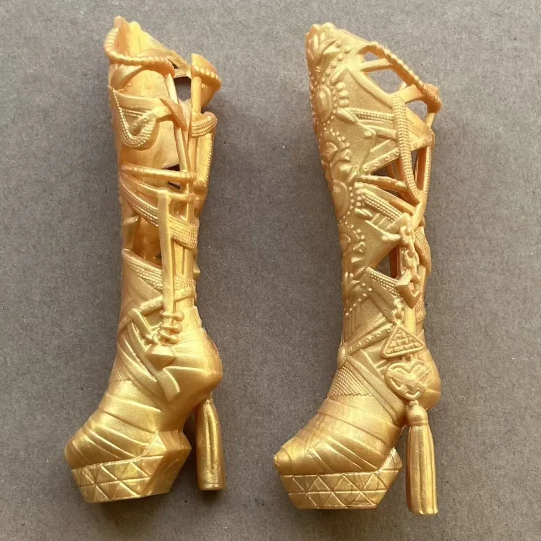 1/6 Monster-Puppen-Schuhe, Stiefel, Sandalen, DIY-Anziehzubehör, einzigartige Persönlichkeitsspielzeugteile für weibliche Puppen, Dekorationen – Detail 12
