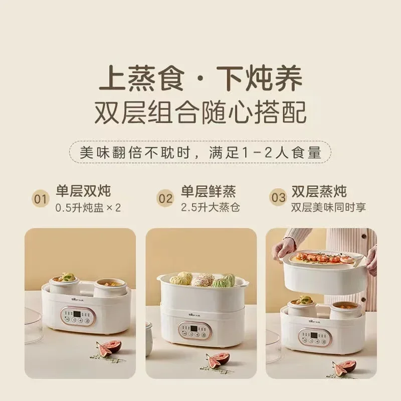 Ceramic electric stew pot water-proof stew small electric steamer bird's nest baby food supplement stew cup - Image 2