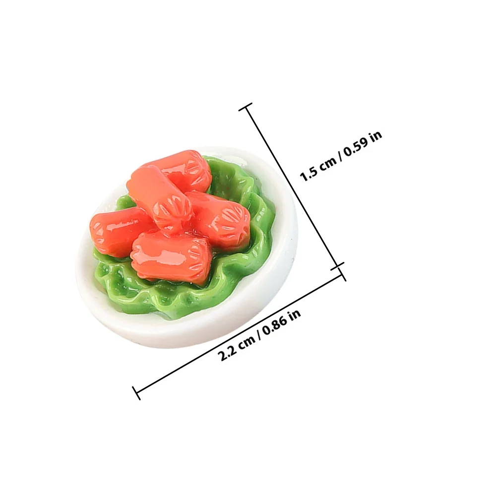 12 ชิ้น โมเดลผักจิ๋ว น้ำหนักเบา ไม่แตกง่าย ของตกแต่งบ้านจิ๋ว อาหารจิ๋ว โมเดลอาหารจิ๋ว