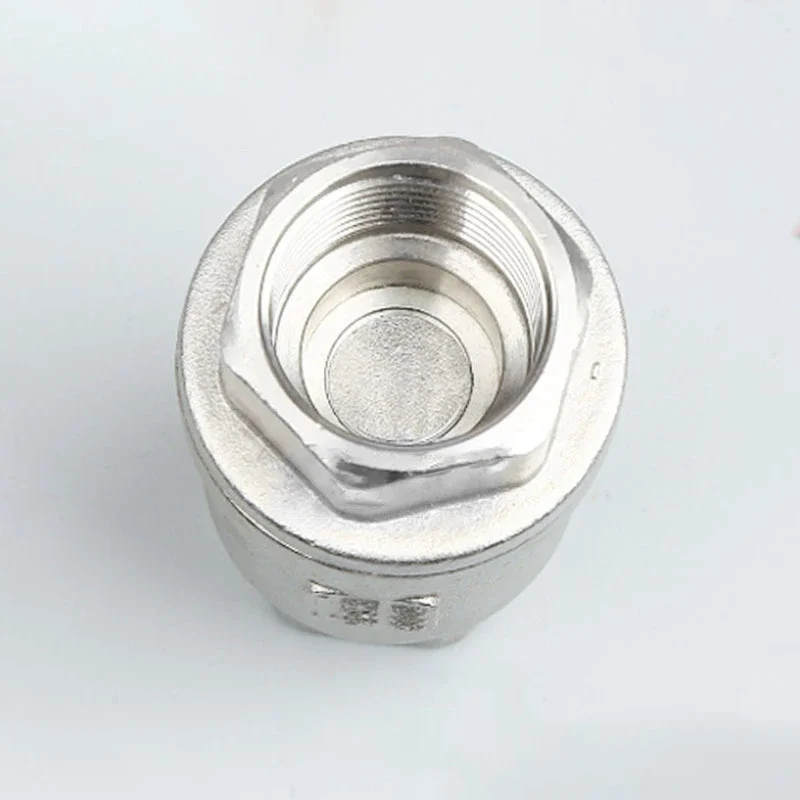 SS304 Vertikales Rückschlagventil mit Innengewinde H12W-16P 1/2" 3/4" 1" 1-1/4" 1-1/2" Innengewinde-Feder-Einweg-Rückschlagventil