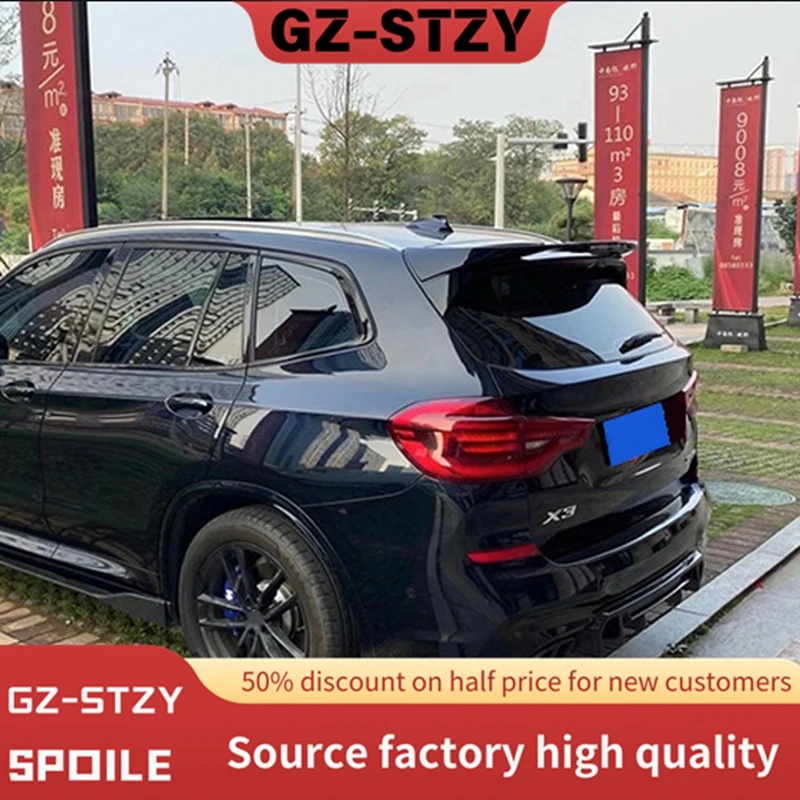 

Suitable for BMW G01 x3 Spoiler 2018--2023 High Quality ABS Material Car Rear Wing Trim Primer Color Trunk Lip Spoiler