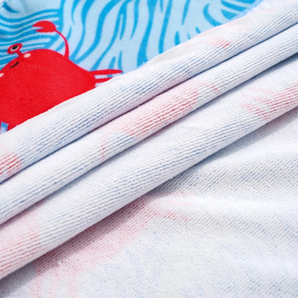 Happyflute 1Pc Baby Bath Towel Hooded Soft Coral Velvet Child Bathrobe Cute Cartoon Animal Toddler Sleeping Swaddle Wrap Blanket image 5