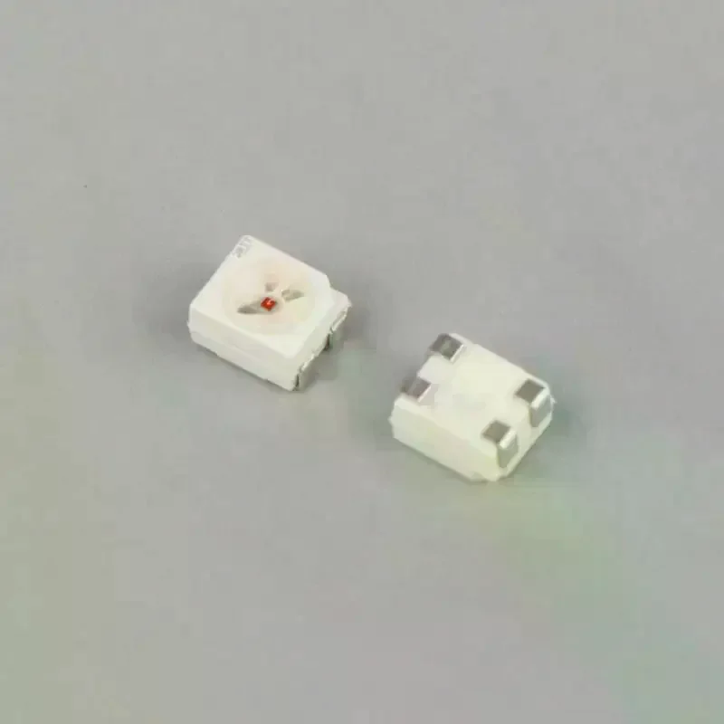 10pcs LYE6SF Patch 3528 Four Legs 3 Positive 1 Negative Common Negative Yellow Light Automotive LED Lamp Beads SMD4