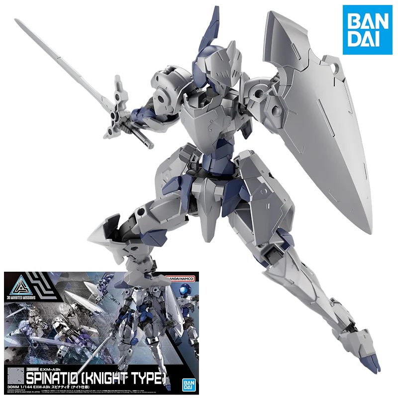 

Bandai Original Genuine 30MM EXM-A9k SPINATIO (KNIGHT TYPE) Anime Action Figures Toys for Kids Gift Assembly Model Ornaments