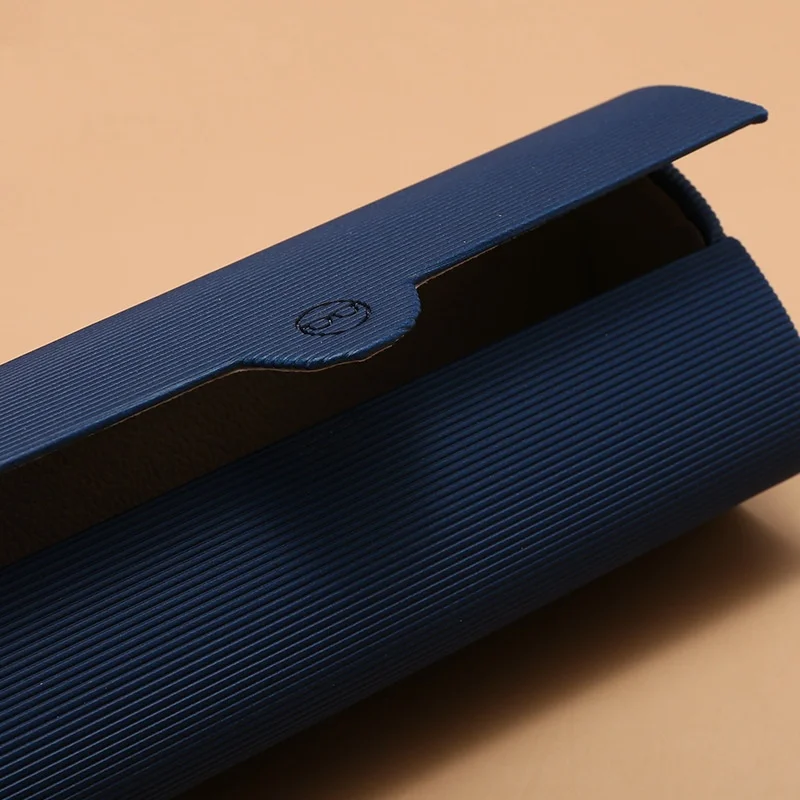 Fashionable New Handmade Glasses Storage Box Leather Pressure-Resistant Hard Shell Glasses Case