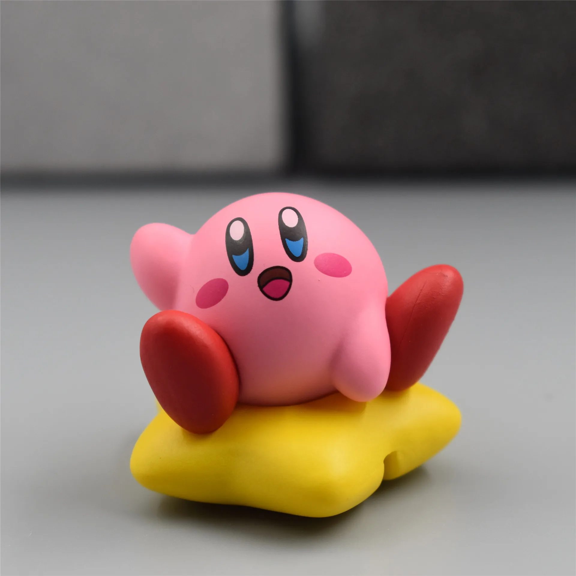 Kawaii Kirby Cartoon Figure Action Dolls, Rose, Waddle Dee Doo, Gâteau, Décoration de bureau, Accessoires, Collection de jouets, Hot Game