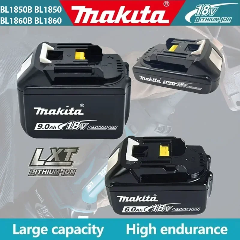 

Makita 18 В 5 Ач аккумуляторная батарея для электроинструментов со светодиодом BL1830 BL1850 BL1860 Набор зарядных устройств Makita 18 В с рабочим освещением