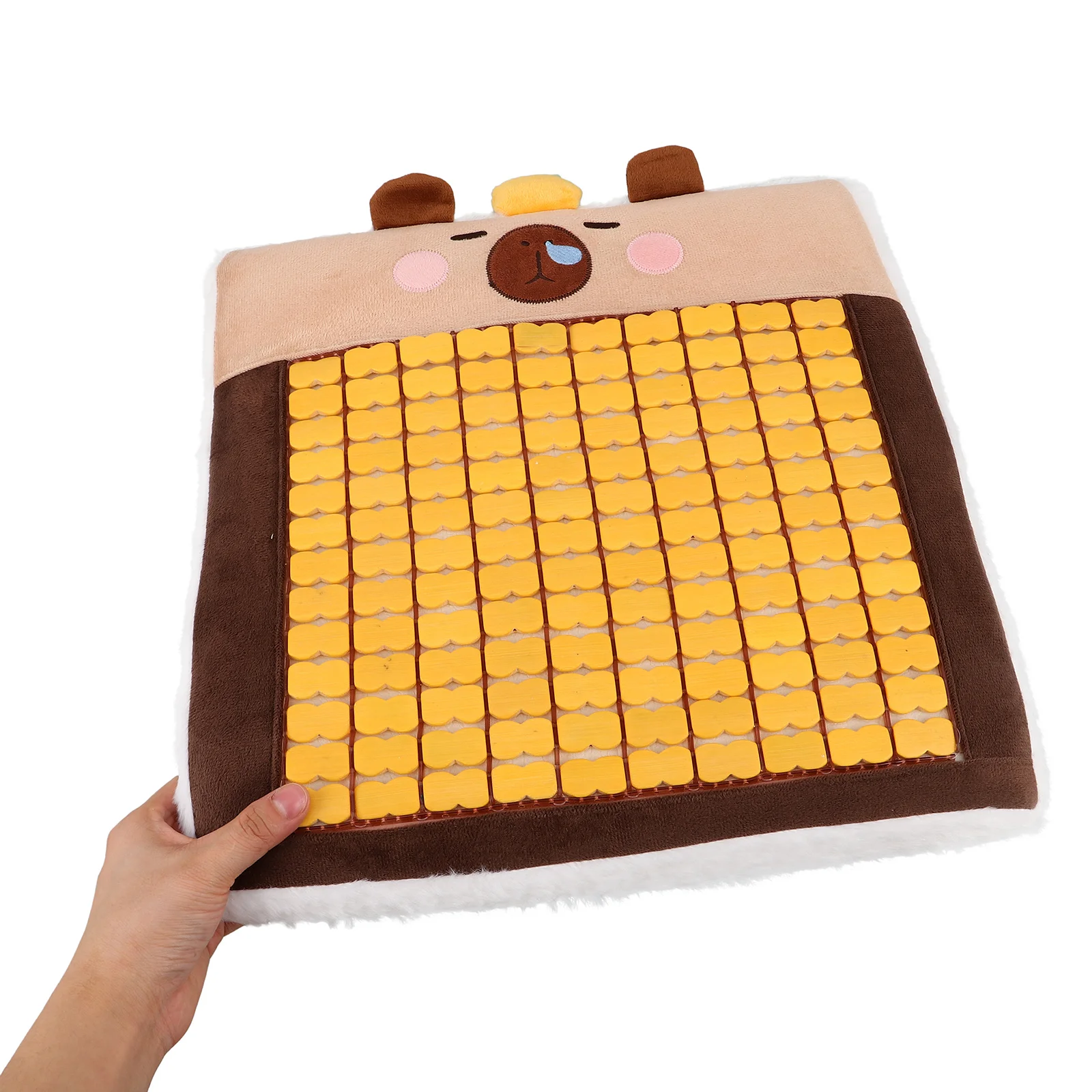 

Bamboo Car Seat Cushion Breathable Cooling Summer Chair Covers Comfortable Ventilated Seat Pad for Office Vehicle Auto Truck