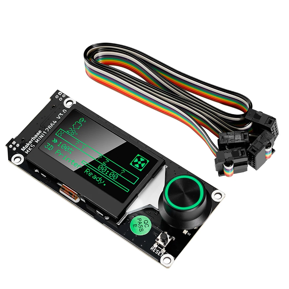 Makerbase MKS MINI12864 V3 Insert SD Card Side LCD Smart Display Screen 3D Printer Parts MKS SKR VORON mini 12864