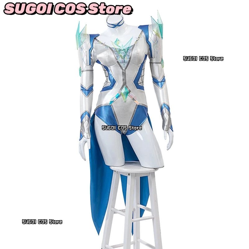 Game Emma Frost Cosplay Queen Costume XS-3XL Sexy Battle Bodysuit Women's Jumpsuit Zentai Suit Anime Party Masquerade Tights