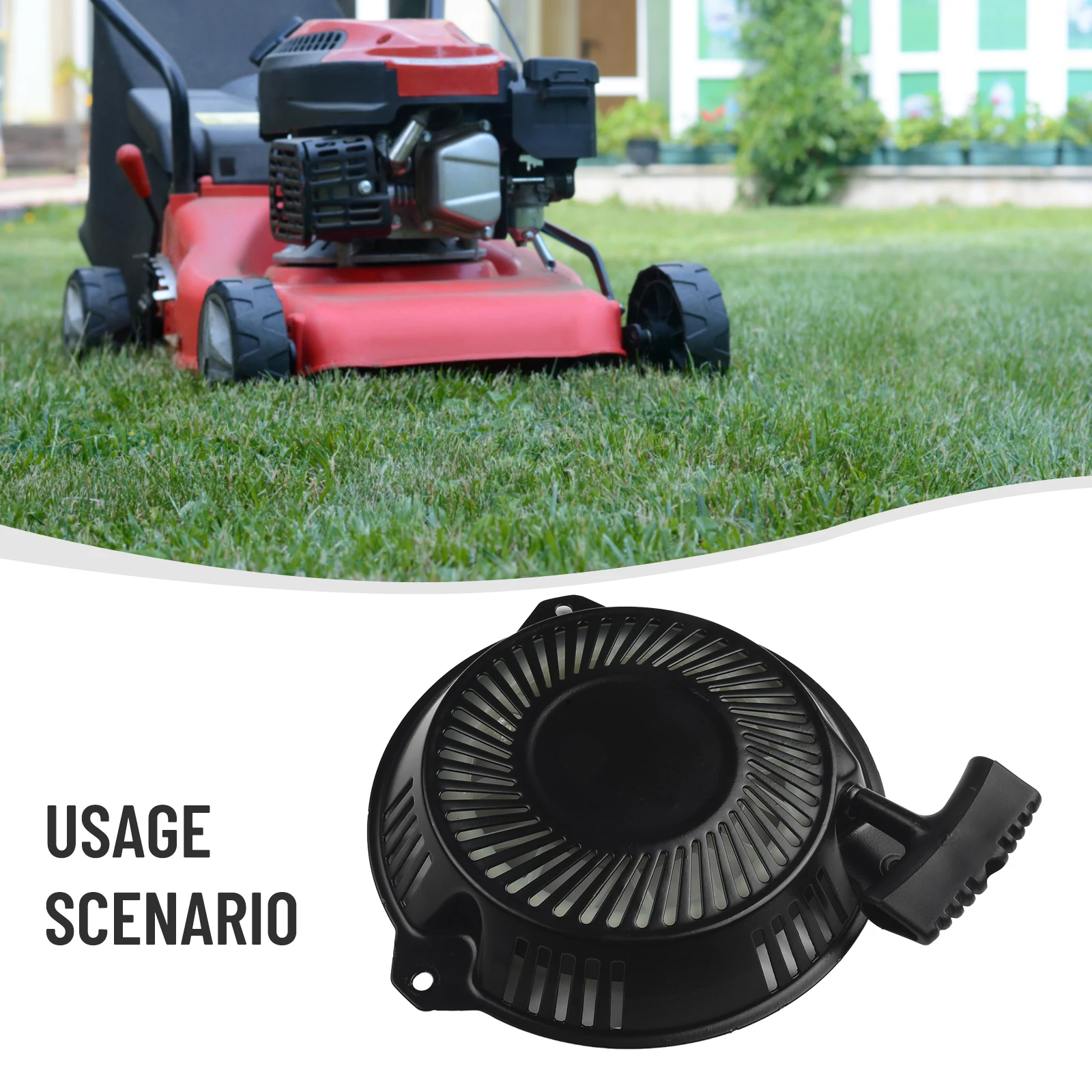 Avviamento a strappo di ricambio per tosaerba Funziona con Cobra Per Einhell Per Hyundai Supporto completo per l'installazione