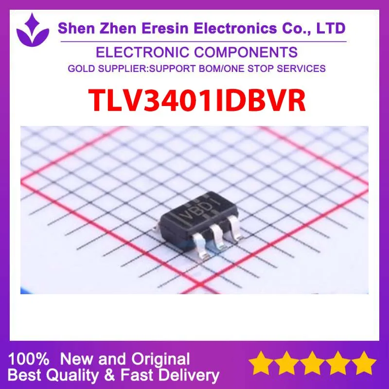 شحن مجاني 5 قطعة/الوحدة TLV3401IDBVR SOT23-5 جديدة ومبتكرة