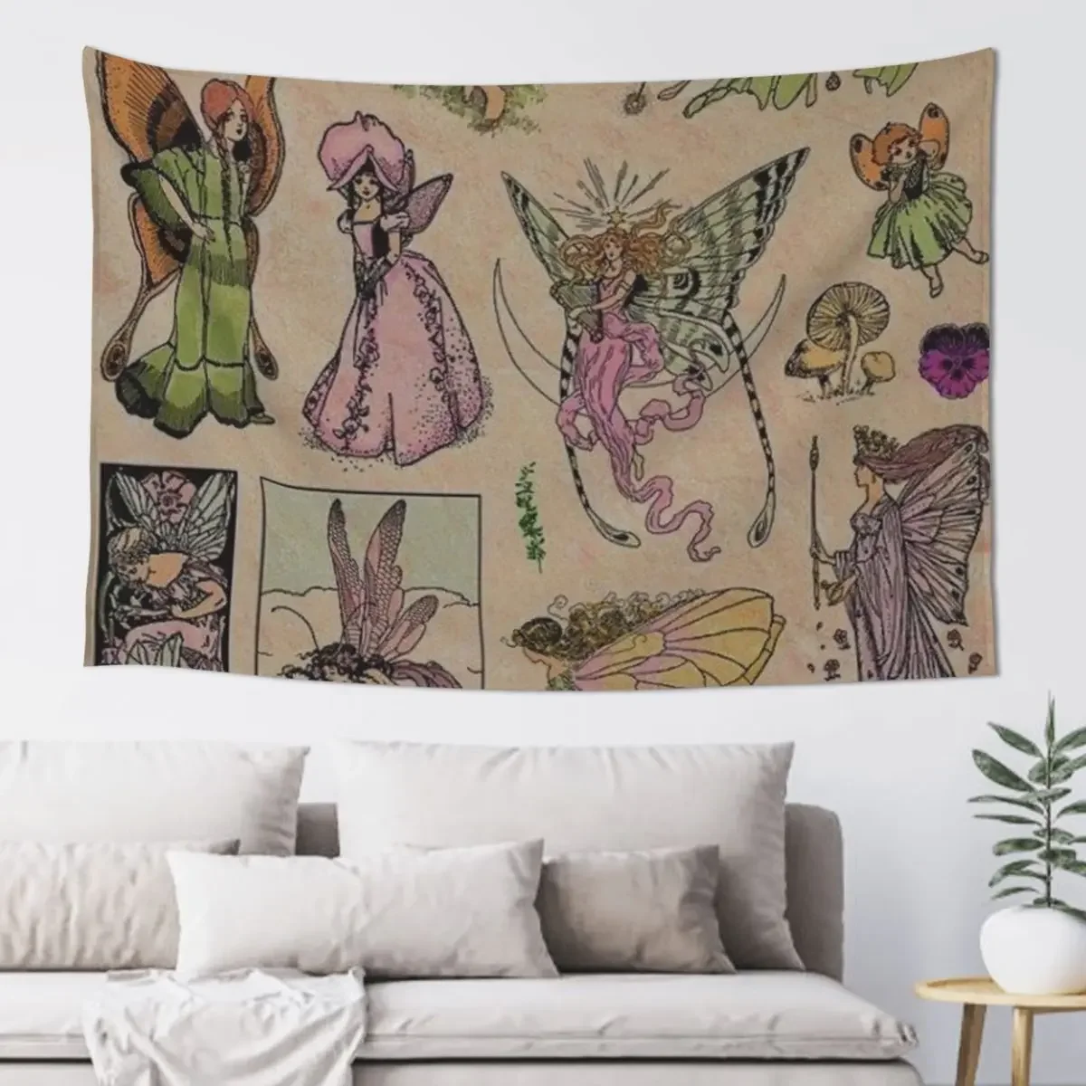 Fairy Grunge Tapestry Wallpaper Decorations For Room Tapestry